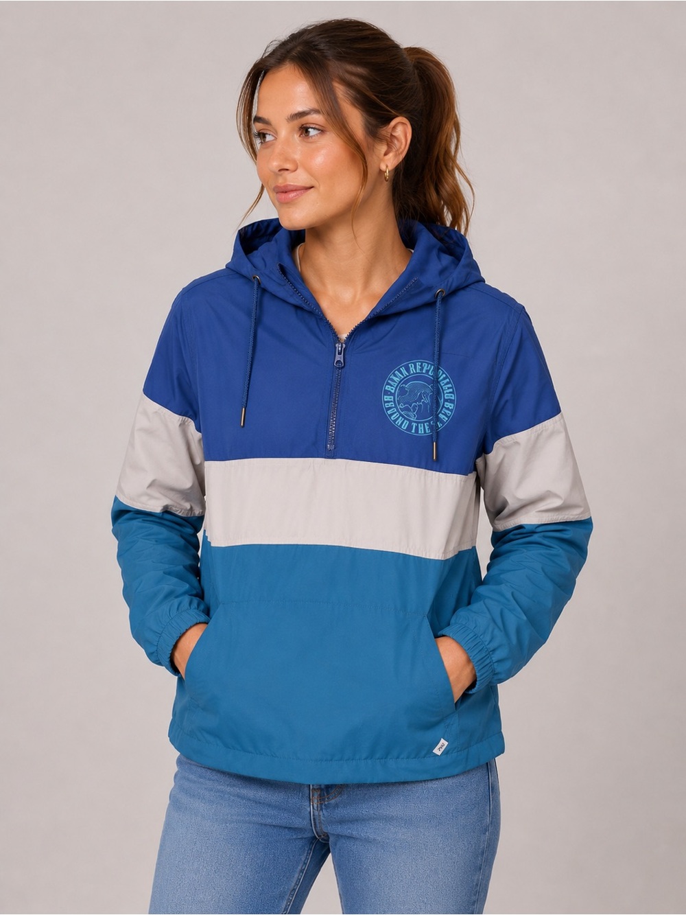 Sisstrevolution Colorblock Windbreaker